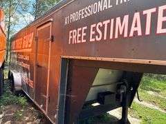 20 ft Enclosed Tandem Axle Trailer- 8ft Wide- Contents NOT Included- Bill of Sale