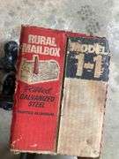Mail Box And 4 Iron Ball in Claw Stool Legs