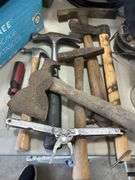 Lot of Axes, Hammers, Multi Tool , Etc