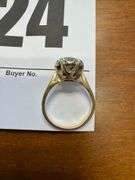 14k Ring with Diamonds - one diamond missing - size coming soon