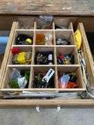 Work Table with 2 Drawers and Contents VERY HEAVY- 8’x4’x3’Tall
