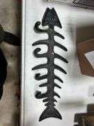 Box of Black Hooks,Handles and a Fish Shaped Key Holder