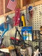 Salvage Lot- Pegboard and All Contents -Bring Boxes and Removal Tools