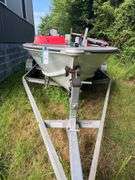 14’ Cherokee Fishing Boat with a Johnson 25 Motor