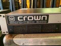 Crown Micro-Tech 2400 Professional Power Amplifier