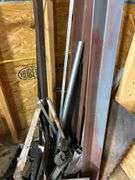 Salvage Lot - Steel Beams and Scrap Metal
