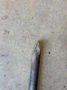 58” Double Tipped Metal Bar, Drill Bit and Metal Stakes