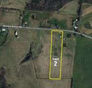 Tract 2:  6.65+/- Acres - Barn - Pond - THIS TRACT IS SELLING BY THE ACRE