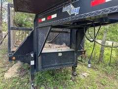 Load Max 20ft Hydraulic Dump Trailer Dual Tandem Axles- 8ft Wide ( Dump Bed just Needs Battery)- Bill of Sale