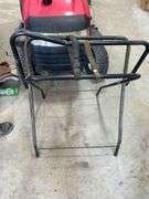 Saddle (Double T Saddlery) with Blanket and Stand