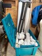 Salvage Lot- PVC Plumbing Pipes, Elbows and Joiners