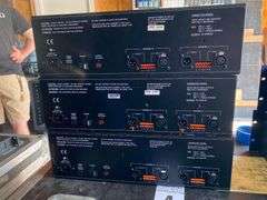 Lot of 3 XTA GQ600 Dual Channel Graphic Equalizers