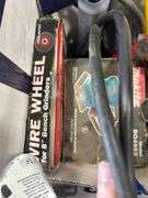 8” Wire Wheel, Makita Finish Sander, Ect