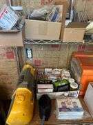 Salvage Lot - Shelf and Contents- Bring Boxes