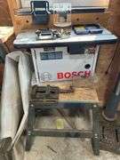 Bosch Cabinet Router Table with Stand and Extras