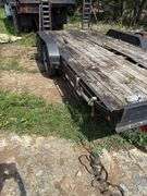16ft Long Dual 7,000 lb Axles Flatbed Utility Trailer- Bill of Sale