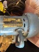 Tote of Antlers, Tools Antique Centrifugal Pump , Etc
