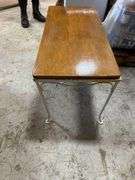 Coffee Table with Metal Base