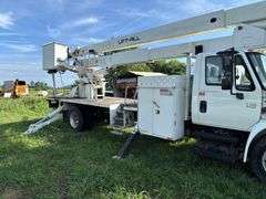 International 4300 DT466 Bucket Truck with Lift-All Boom Capacity 1500 lbs- Has Title