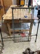 Twin Iron Headboard and 2 Baby Bed Springs