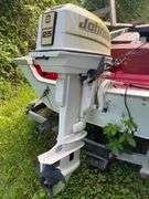 14’ Cherokee Fishing Boat with a Johnson 25 Motor