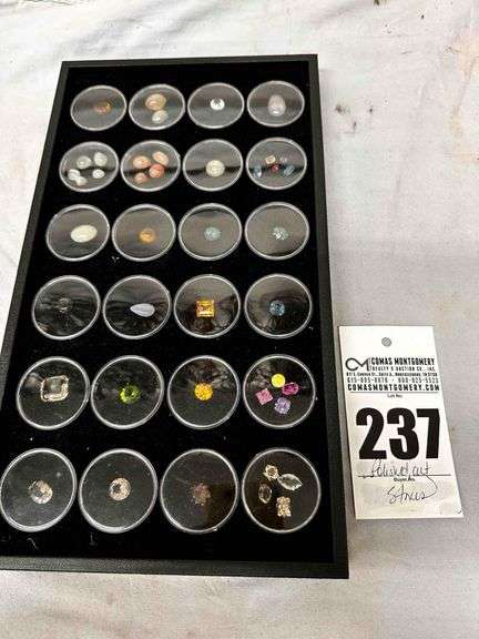 All polished, shaped, cut beautiful stones each stored in display. Pictures don't do these babies justice... image