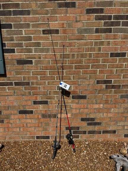 2 fishing rod and reels image