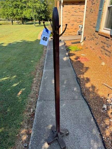 Wooden Coat Rack with Metal Hooks - One hook needs replacing image