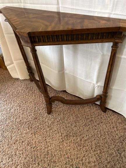 Mid Century Drexel Heritage Wall Table 32” x 10.5” x 28” image