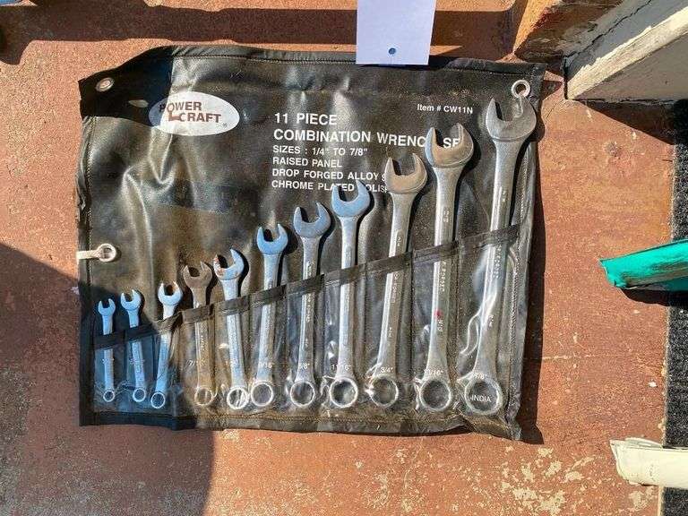 Power Craft 11-Piece Combination Wrench Set image
