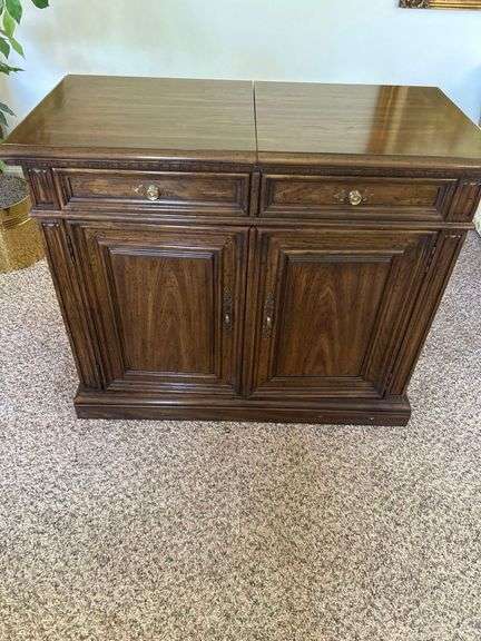 Vintage Drexel Heritage Bar Cart Server image