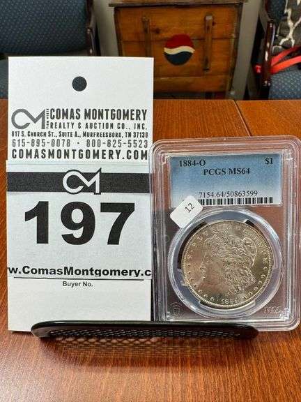 1884 - (O) Morgan Silver Dollar - PCGS MS64 image