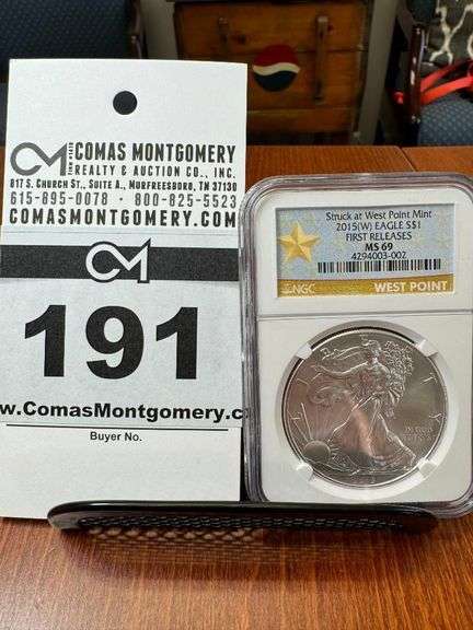 2015 - (W) Silver Eagle One Dollar Coin - NGC MS69 - First Releases image