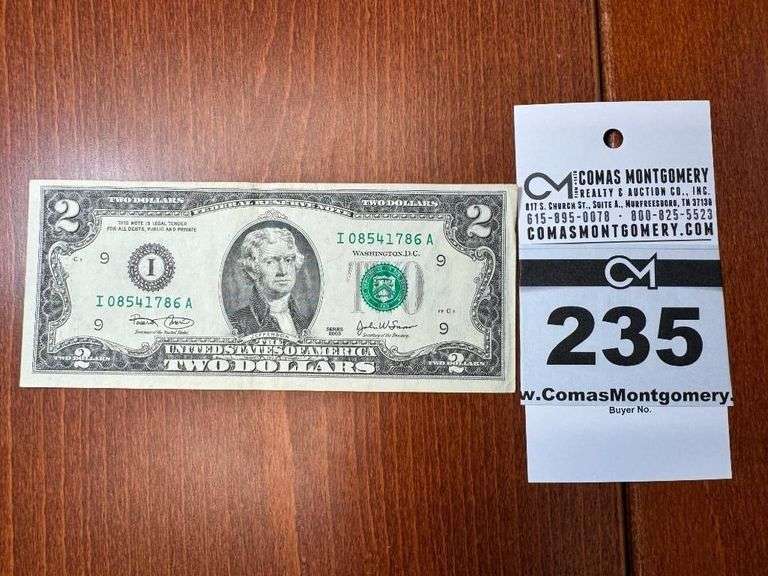 2003 $2 Bill image
