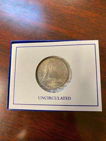 1986 United States Uncirculated Liberty Half Dollar Coin image
