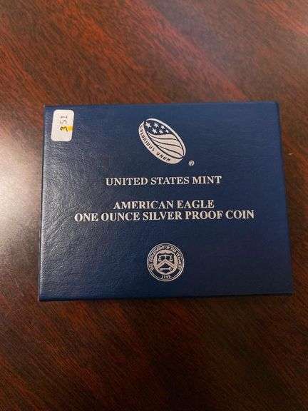 2020 United Stated Mint American Eagle One Ounce Silver Proof Coin image