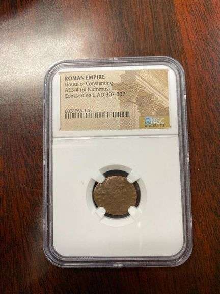 307-337 AD House of Constantine Roman Empire AE3/4 Coin image