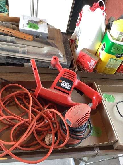 Black & Decker Hedge Trimmer, Sander, and Extension Cord image