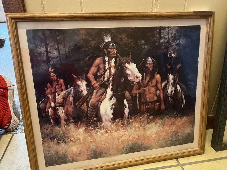 Troy Denton Indian print, 23x20 image