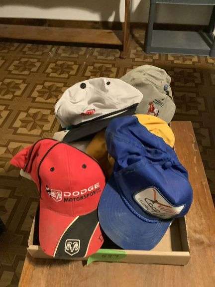 Assorted Advertising Caps Lot: Fastrak, Dodge Motorsports, Kellogg, and More image