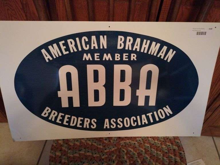 ABBA Association (American Brahman Breeders Association) Member Sign image