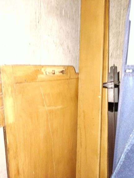 Wooden Headboard and Frame image