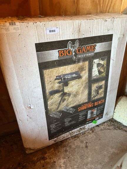 Big Game Swivel-Action Shooting Bench, NIB image