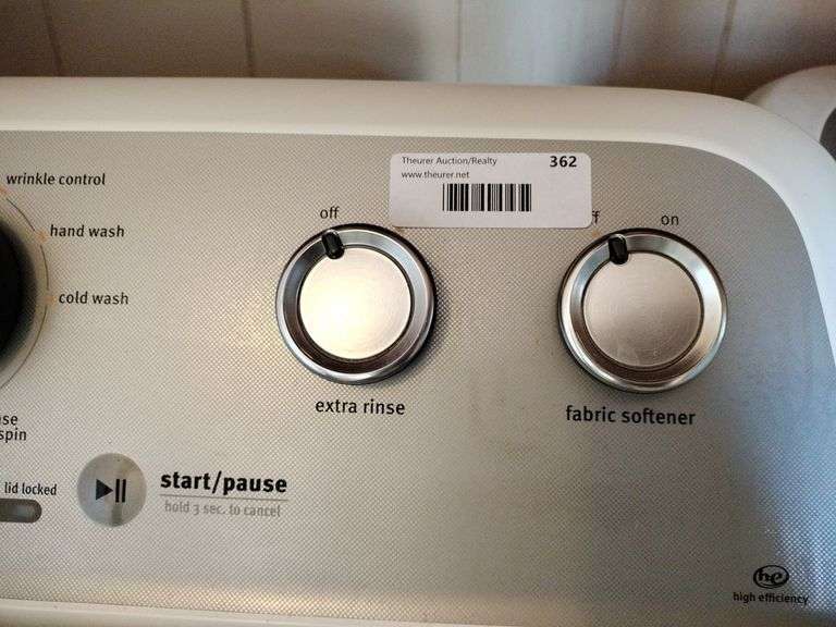 Maytag Washer, top load 27" x 27" x 45" image