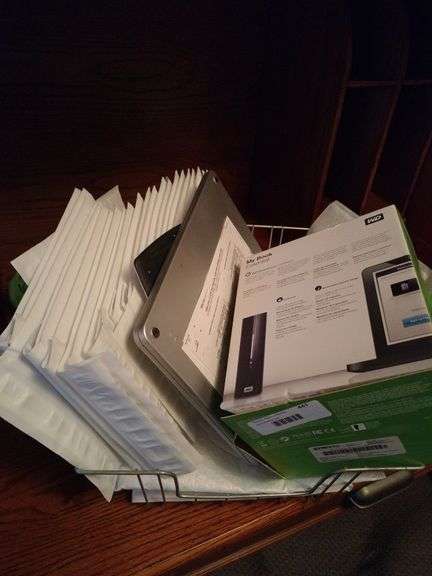 Hard Drive; Padded Office Envelopes; Calculators image