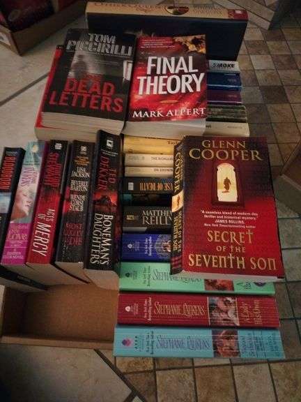 Paper Back & Hard Back Books (Mark Alpert, Glenn Cooper, Lisa Jackson, Stephanie Laurens, others) image