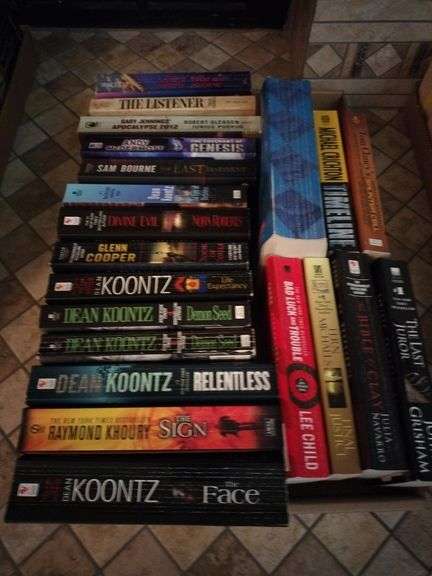 Paper Back Books (Sam Bourne, Andy McDermot, Dean Koontz, others) image