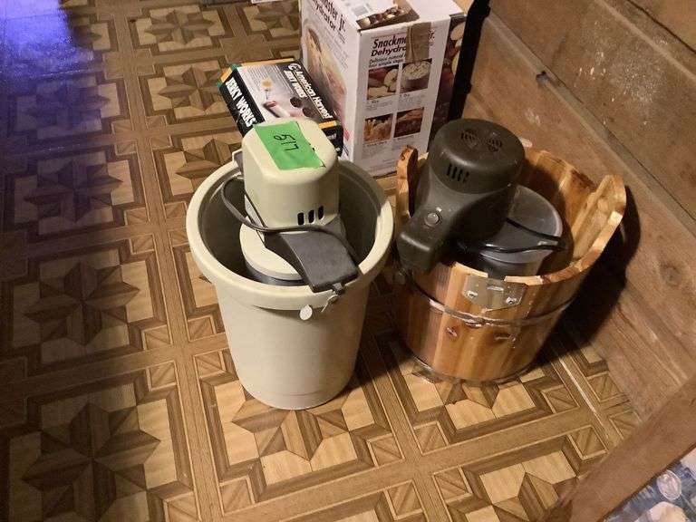 Two Electric Ice Cream Makers image