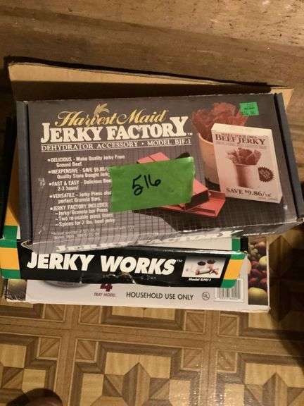 Lot of Harvest Maid Jerky Factory, Jerky Works, and Snackmaster Jr. Dehydrators image