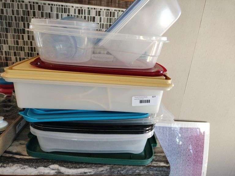 Tupperware and Plastic storage containers image